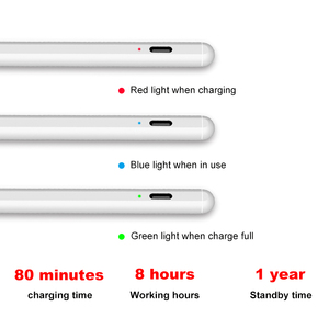 Stylus Pen 2nd Generation for Apple Pencil With Palm Rejection Active Pencil for Ipad Type-C Charging Port - Product Image 2