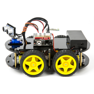 Robotlinking 4WD Roboter Auto pädagogisches Stammtipp-Spielzeug Robotik-Satz Roboter-Satz für Arduino