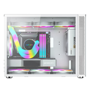 Venta al por mayor de estuches para ordenador de juegos COMPUT CASE PC de escritorio PC personalizado ATX de aluminio fabrica estuches PC fabricación de estuches - Product Image 5