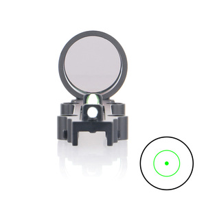 FOCUHUNTER戦術1x 28mmファイバーグリーンサークルドットサイトリブマウントバッテリー無料ハンティング耐衝撃性防水グリーンドットスコープ - Product Image 3
