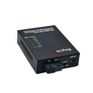 Hochwertiger 4-Port-10/100-Mbit/s-Ethernet-Glasfaser konverter mit SC Optical Port Plug & Play-Daten übertragungs verlängerung - Product Image 6