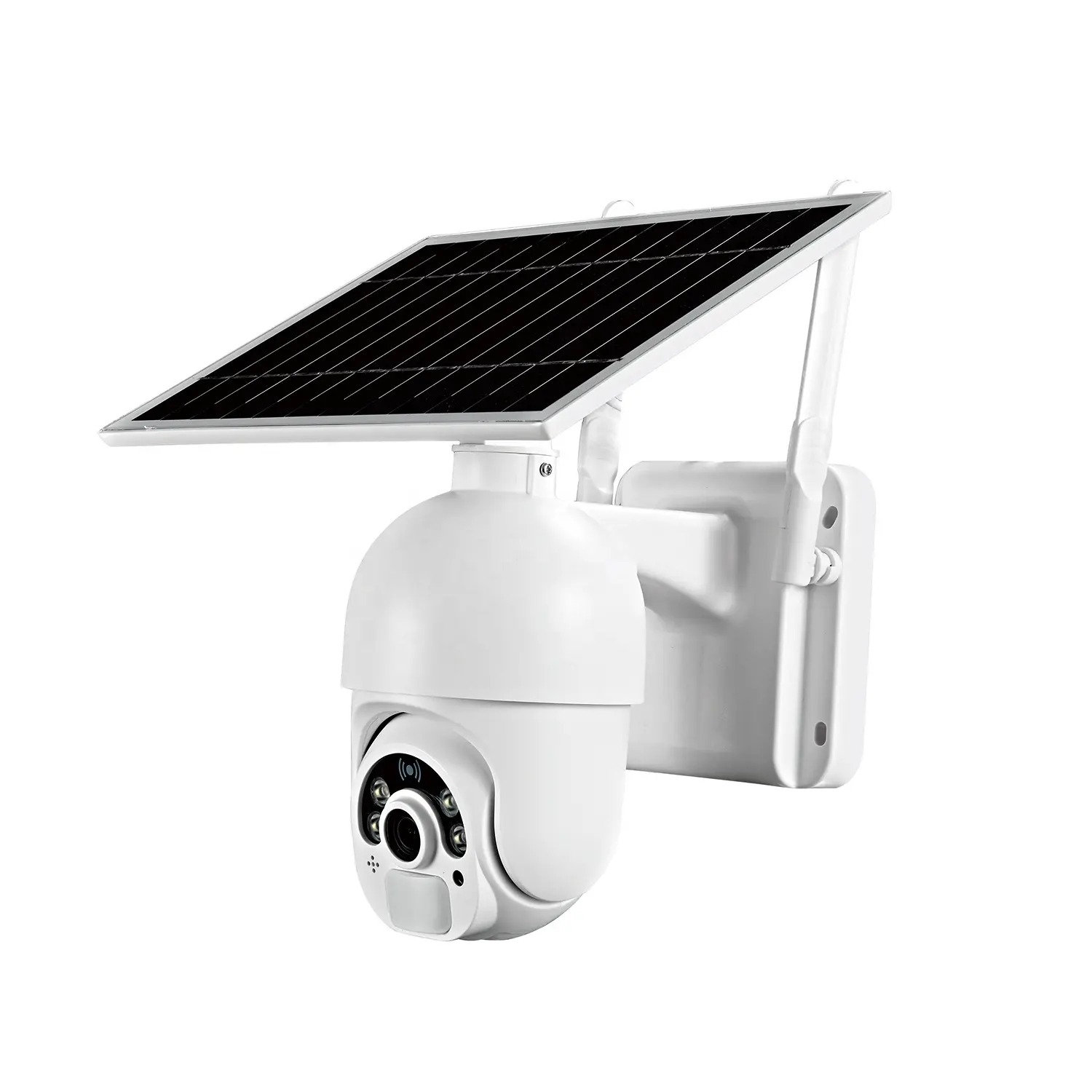 Cámara Solar WIFI de 2 pulgadas con detección de movimiento, WIFI, recargable, inalámbrica, para exteriores, Tuya PTZ