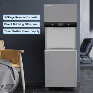 Erogatore elettrico verticale dell'acqua dell'acciaio inossidabile sistema duraturo di osmosi inversa per il raffreddamento commerciale dell'hotel per gli Hotel