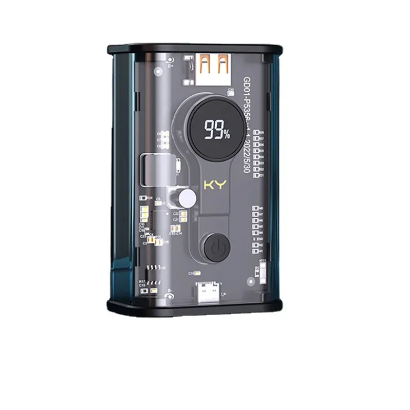 Cargador de batería de teléfono móvil rápido PD 20W para iPhone USB 10000mAh mini cargador portátil LED pantalla digital banco de energía