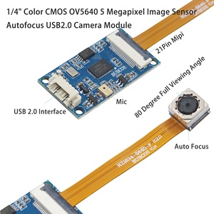 Vendas Diretas da fábrica OV5640 Módulo de câmera MIPI USB Dual Interface UVC Coms Sensor HD 5MP Adequado para Laptops AI