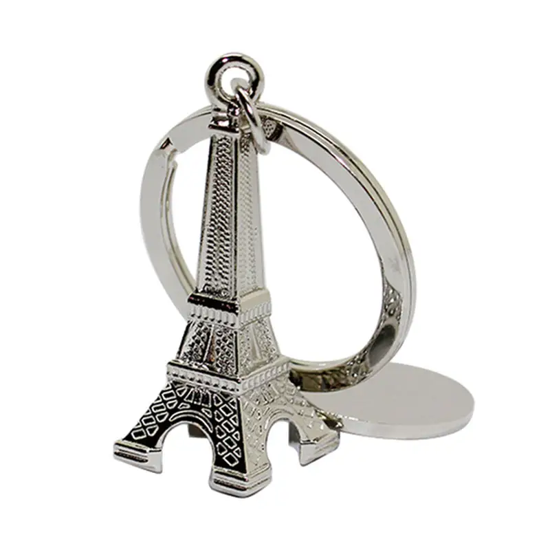 Mặt Hàng Khuyến Mại Vòng Chìa Khóa Kim Loại Hình Tháp Eiffel 3D