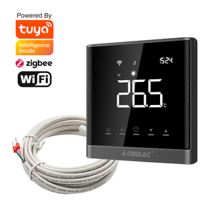 Tuya Smart 16A Электрический подпольный термостат переключатель регулятора температуры с 3х метровый кабель датчика пола - Product Image 1