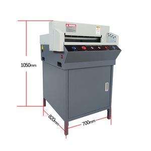 A3 450v + elektrikli giyotin kağıt kesici kağıt kesme makinesi 450 elektrik kağıt kesici makinesi - Product Image 6