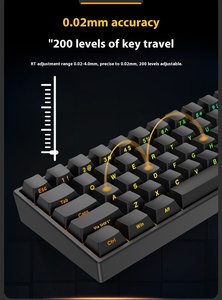 New Arrival IROK ND63PRO Magnetic Switch Mechanical <strong>Keyboard</strong> Hot-swappable RGB Gaming 0.02mm Socd <strong>Keyboard</strong> - Product Image 6