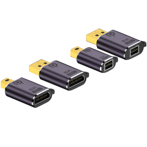 DP 1.4 to Mini DP Converter <strong>Adapter</strong> 8K 60Hz HD Video Transmission Expanding Screen Extension Connector for TV Laptop Projector - Product Image 1