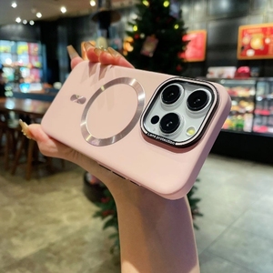 Kablosuz şarj boş hücre silikon iPhone için kılıf 12 Pro 13 14 15 Pro Max manyetik kabuk modeli S23 artı ve XR - Product Image 4