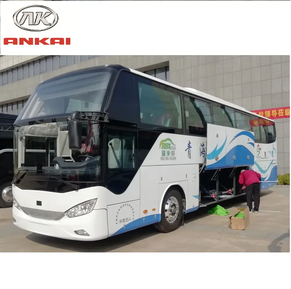 ANKAI-motor diésel con suspensión de aire, 55 asientos, nuevo autobús de gira, motor diésel, caja de cambios manual EURO 2 EURO 5