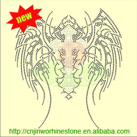 Cross Custom <strong>Design</strong> Rhinestone Logo Heat Transfer <strong>Design</strong> Hotfix Rhinestone Template Pattern Rhinestone Transfer - Product Image 5