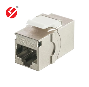LIYUAN, recién llegado, puertos modernos, tipo CAT6A, módulo de conectores Keystone de red, acoplador en línea de red, conector Keystone - Product Image 1