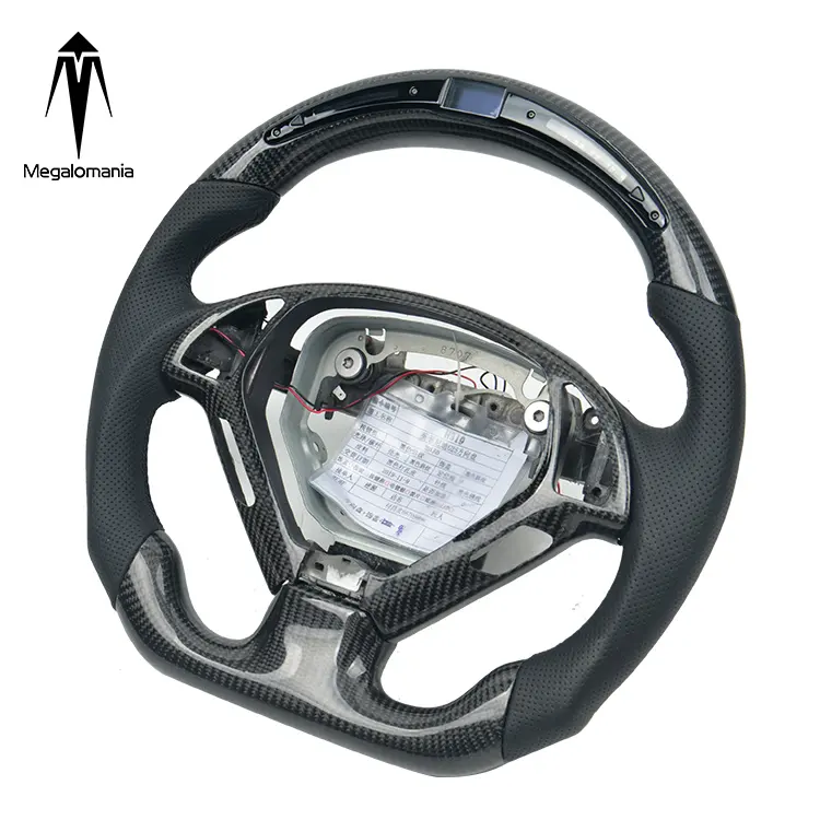 Ajustement pour Infiniti Support Durable Led Racing Wheel Convertible pour G25 G37 G35 Ex25 Ex35 Volant Personnalisé En Fiber De Carbone