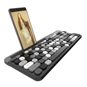 有線マルチメディアキーボード2ブロック100キースリムキーボアNumlock/Capslock/WinlockLEDインジケーターrd - Product Image 1
