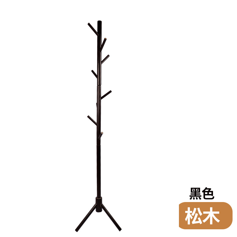 Pine wood coated triangle style (black)