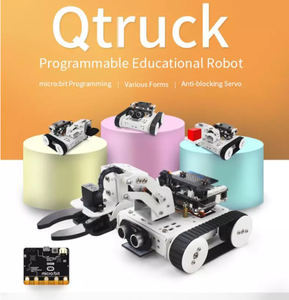 STEM Education toy kit Qtruck programmazione grafica Robot Car 4 in 1 Kit Robot per bambini - Product Image 4