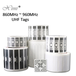 10pcs Long Range RFID <strong>UHF</strong> Tags PET Epoxy Wet <strong>Inlay</strong> Sticker ISO18000-6C for Business Card Payment Hotel Compatible Alien U7 EPC - Product Image 2