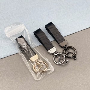 Biểu Tượng Tùy Chỉnh Sợi Carbon Bạc Vàng Súng Kim Loại Vòng Chìa Khóa Không Khí Tag Chủ Móc Chìa Khóa - Product Image 6