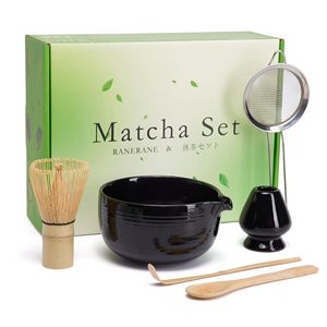Harmony yüksek kalite özel Logo iyi fiyat Chasen Matcha çırpma Matcha seramik kase Matcha bambu çırpma ile Set - Product Image 3