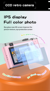 Pantalla IPS Kid LK003 CCD Dual Lens cámara para niños 720P 1080P grabación Video Cámara 800mAh Batería grande 32GB cámaras - Product Image 5