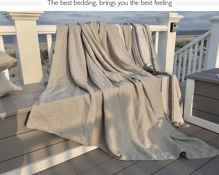 Stone washed 100% linen pillow case, vintage washed 100% flax pillowcase