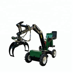 Hinoeros-Mini excavadora de ruedas, máquina de excavación - Product Image 4