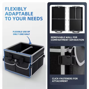 Cao Cấp 600D Oxford Vải Xe Thân Hộp Xe Khởi Động Tổ chức Với Nắp - Product Image 3