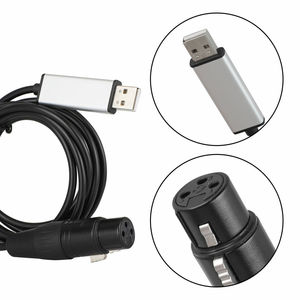 DMX512 adattatore di interfaccia USB a DMX luci da palcoscenico cavo Controller per Computer - Product Image 2