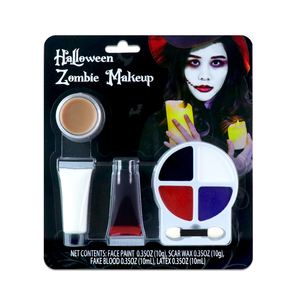 Juego de maquillaje facial lavable a base de aceite GP Halloween Kit de pintura corporal facial temporal de Halloween para niños adultos
