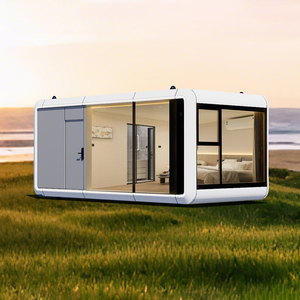 Hot Bán Prefab Sang Trọng Nhỏ Của Apple Cabin Nhà Nhanh Chóng Xây Dựng Đúc Sẵn Di Động 20ft 40ft Văn Phòng Pod Cách Âm Container Nhà - Product Image 1