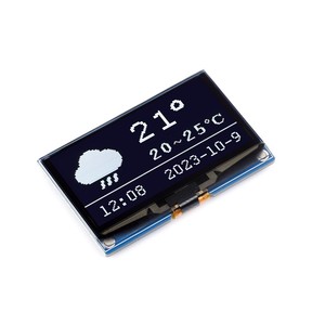 Waves hare 2,42-Zoll-OLED-Anzeigemodul, 128x64 Auflösung, SPI / I2C für Raspberry Pi, Arduinos, STM32, ESP32, Jetson Nano