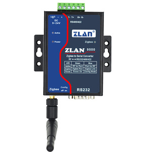 zigbee gateway industrielle drahtlose neueste technologie modbus rs485 ethernet zu rs485 ZLAN9500 - Product Image 4