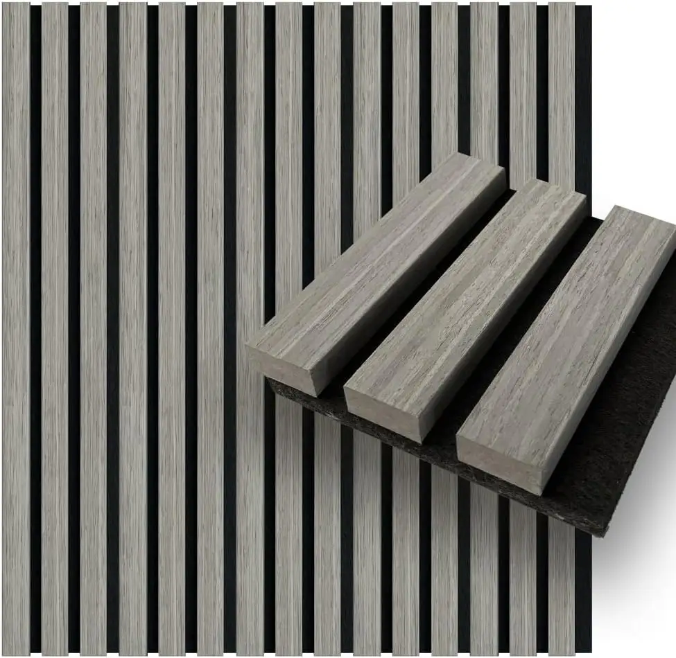 Panel de chapa de madera acústica para mascotas de Akupanel alto Coeficiente de absorción de insonorización Forma 3D para aplicación en paredes y habitaciones