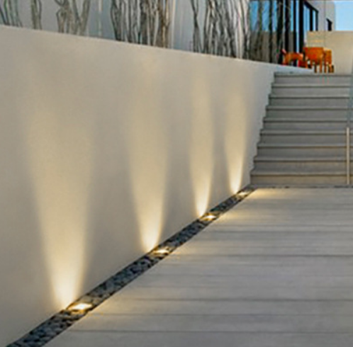 Led begraven licht 1w3w roestvrijstalen onderwaterlicht anker ingebed park vierkante muurhoek onderwater klein begraven licht