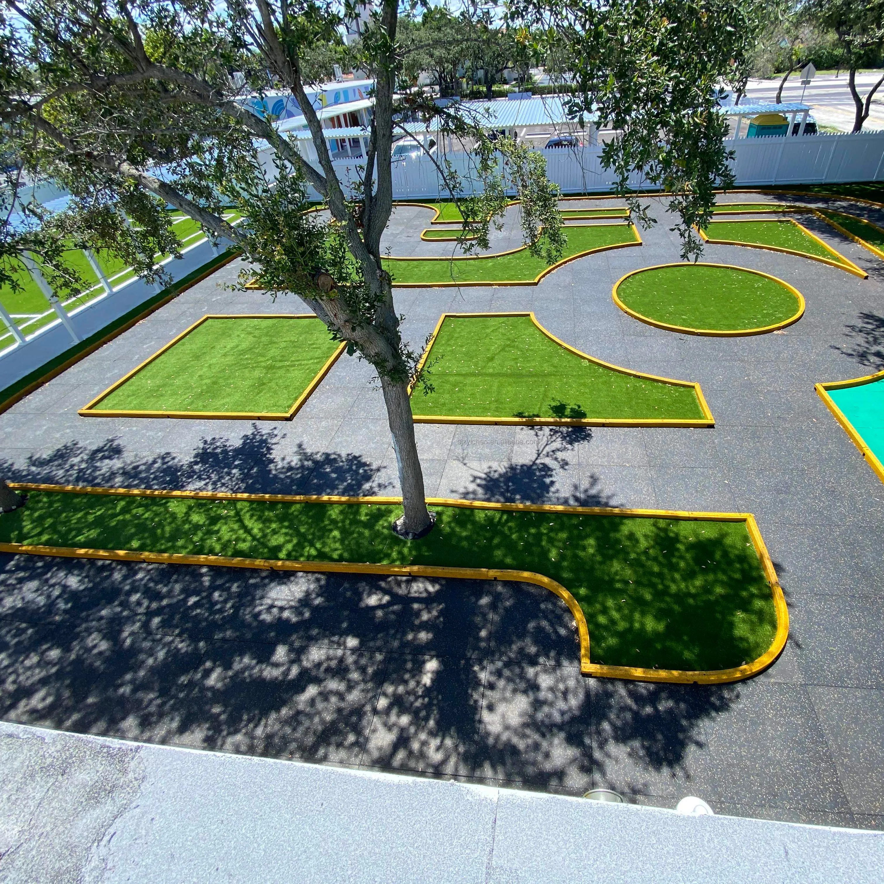 Outdoor-Spielplatz Gummi boden Gehweg Bodenfliesen Hinterhof Bodenbelag Gummi fertiger