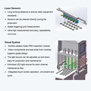 High Precision Optical Sandwich Cookie Inspection Machine High Speed Production Line for Oreo Cookies Shape Sorter <strong>Function</strong> - Product Image 3