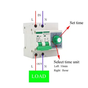 Countdown-Leistungs schalter des Wasserpumpen motors mit Zeit funktion 0-60 Minuten 0-6 Stunden Timer-Schalter - Product Image 2