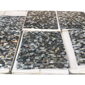 Vỏ <span class=keywords><strong>Capiz</strong></span> ngọc trai khảm vỏ tự nhiên gạch tường đá - Product Image 6