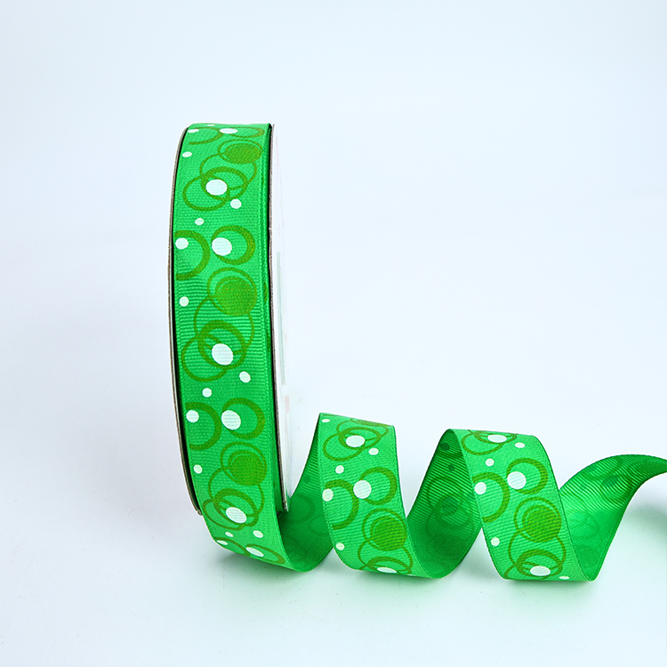 Costola ad anello verde 2,5 cmx100 iarde