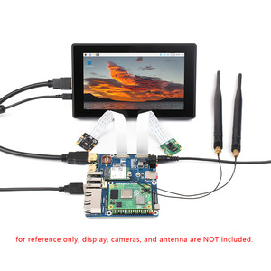 WIFI6 Dual ETH Base Board For <strong>Raspberry</strong> <strong>Pi</strong> CM4, Dual CSI <strong>Camera</strong>, 3 USB2.0, 1 M.2 E KEY <strong>Interface</strong> - Product Image 3