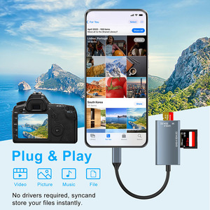 YC-440A-2 <span class=keywords><strong>4</strong></span> in 1 USB3.0 UHS2 lettore di schede Plug and Play con USB/tipo C/SD/TF Slot per <span class=keywords><strong>Computer</strong></span> cellulare