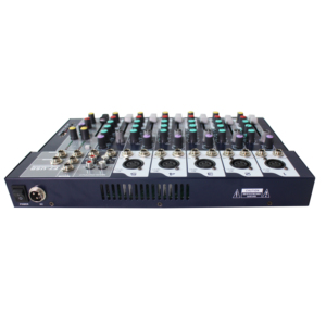 Mezclador de audio para grabación de sonido de estudio profesional T de 7 canales con interfaz de audio 5 micrófono Mono/entrada de línea/1 entrada estéreo