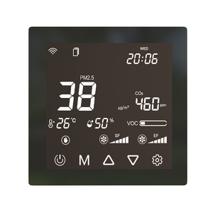 バルク熱回収換気ユニットRS485 TUAY 0-10V PWM換気システム家庭用壁取り付け空気品質コントローラ - Product Image 1