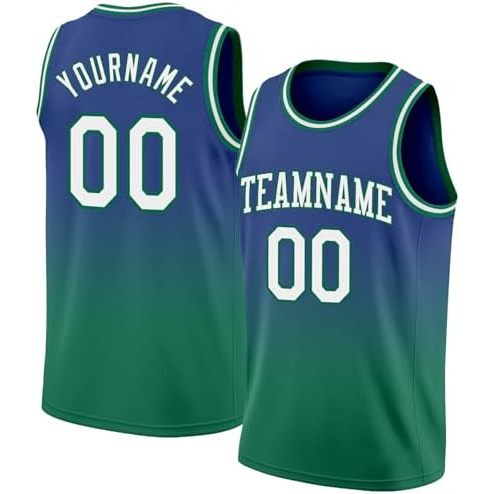 Royal Blue Kelly Green - White