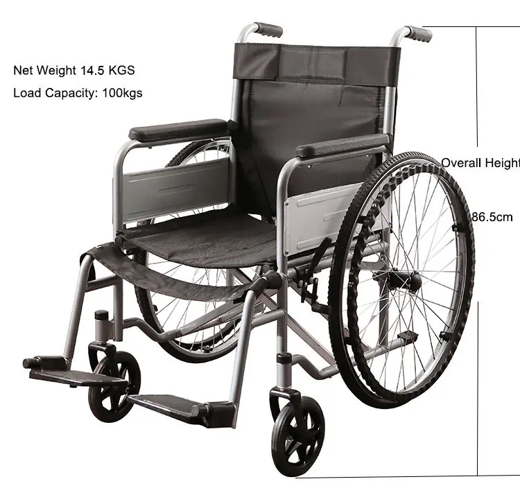 Leggero manuale sedia a rotelle per disabili