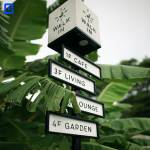 Custom Made Outdoor Management Wayfinding Signage Sign Stand Direction Signs - Product Image 4