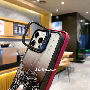 Lichicase Metal kamera koruyucu braket Infinix akıllı 8 8 HD 8 artı 8Pro Glitter kabuk için telefon kılıfı - Product Image 6