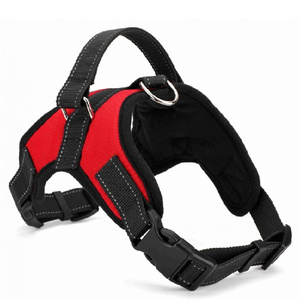 カスタマイズ可能な反射ペットハーネスベストリーシュセット1つのキーロック耐衝撃性と通気性犬用快適フィット - Product Image 1